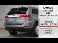 2011-2021 Jeep Grand Cherokee U-Haul Trailer Hitch Installation 78159