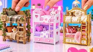 🏠✨ बजट VS लग्ज़री! मिनी कैरेक्टर के लिए टाइनी हाउस DIY चैलेंज | 123 GO!
