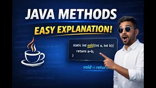 Java Methods in Hindi void vs return with Examples Beginner Guide