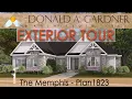 One-story house plan with two master suites The Memphis