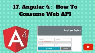 Angular 4 Web API 17 How To Consume Web API