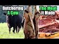 Butchering a Grass-fed Beef Cow How Much Meat We Ended up With