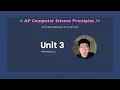 Nozomio AP Computer Science Principles Unit 3 Review
