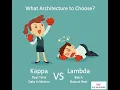 Kappa vs Lambda Architectures and Technology Comparison