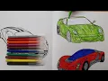 How To Color Hot Wheels Racing Car Easy Coloring Without Skills