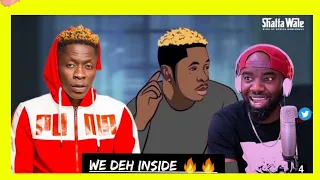 nigeria reacts to shatta wale we deh inside official audio reaction video 