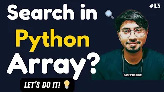Python Programming Language Full Course for Beginners - Search in Array