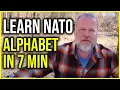 Memorize NATO Phonetic Alphabet in 7 minutes EASY