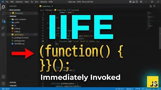 062 JavaScript IIFE Explained - Immediately Invoked Function Expressions Tutorial