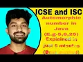 number in java and ISC
