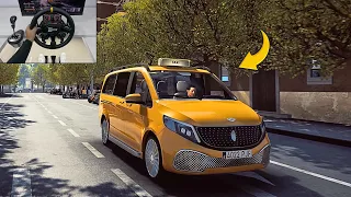 Mini Bus Taxi Driving Taxi Life A City Driving Simulator Steering Wheel Gameplay 