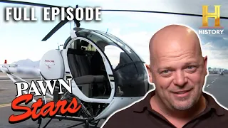A Helicopter Lands at the Shop Pawn Stars S2 E7 Full Episode