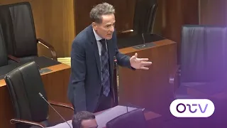 الياس جرادة في جلسة مساءلة الحكومة  التفاوض تحت التهديد ساقط دندنها