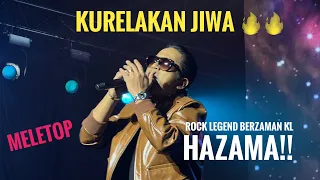 Download Hazama 🔥🔥 Ku Relakan Jiwa Rock Legend Berzaman Mega Star Arena KL 2024 MP3