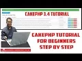 CakePHP 3 4 Tutorial for Beginners Step by Step