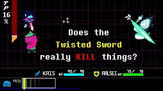 How does the Twisted Sword in Deltarune Actually Work