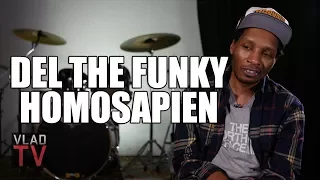 Download Del the Funky Homosapien on Forming Hieroglyphics and Drawing the Logo (Part 4) MP3