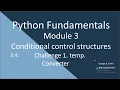 3 4 Python Fundamentals Challenge 1 Building a temperature converter