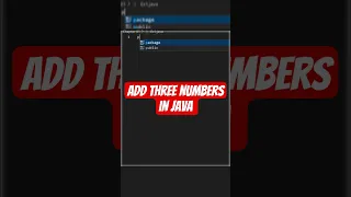 Add Three Numbers in Java Simple Program for Beginners