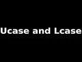 String manupulation - Ucase and Lcase in QBASIC