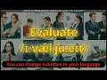Evaluate meaning with 5 examples