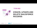 Pushing Data To Salesforce How To Create Update Delete Salesforce Records Titan Web