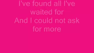 Sara Evans- Could not ask for More with lyrics.