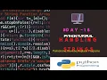 PythonTutorials String Handling Programs Reverse Replace Check Palindrome Day-18 By Ashwath M Shetty