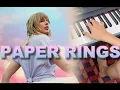 Piano Chords Paper Rings from Lover - Taylor Swift