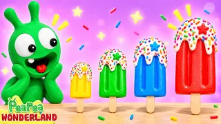 Pea Pea and the Giant Colorful Popsicle 🍦 Kids Cartoon