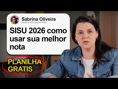 Vídeo: como funciona o SISU 2026, explicado para quem quer medicina