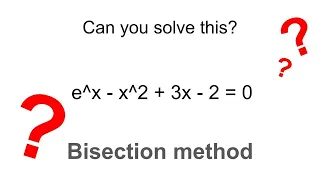 how to solve any equation using the bisection method - Python