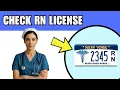 How To Check New York Registered Nurse RN License