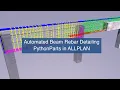 Automated Beam Reinforcement PythonParts in ALLPLAN - Developed by ALLTO