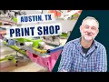 Inside Kong Screenprinting A Working Austin Print Shop