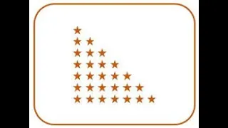Print Stars in right Angle Triangle - Python Pattern Program