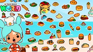 ALL FREE FOOD RECIPES in Toca Boca World 2025
