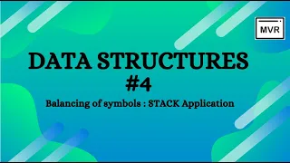 Balancing of symbols STACK Application