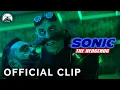 Sonic the Hedgehog 2 Dr Robotnik and Police Faceoff Paramount Movies