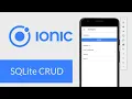 Ionic app with SQLite CRUD operation