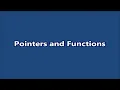 Pointers and Functions in C C programming Part 41 Learn CSE Malayalam