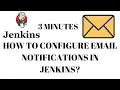 How to configure Email Notifications on Jenkins Send Email from Jenkins Jenkins Tutorials
