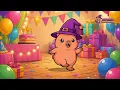Feliz Cumple Capibara | #capibara Canción Infantil de Cumpleaños | Pipo el Capibara