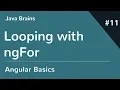 Angular 6 Basics 11 - Looping with ngFor