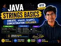 Java Strings Basics Create charAt length Concatenation Explained Telugu Kenzo Pulse