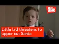 Download Lagu Little lad threatens to upper cut Santa