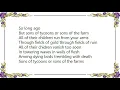Judy Collins - Sons Of Lyrics