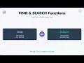 Excel FIND SEARCH Functions Master Text Location Case Sensitive vs Insensitive