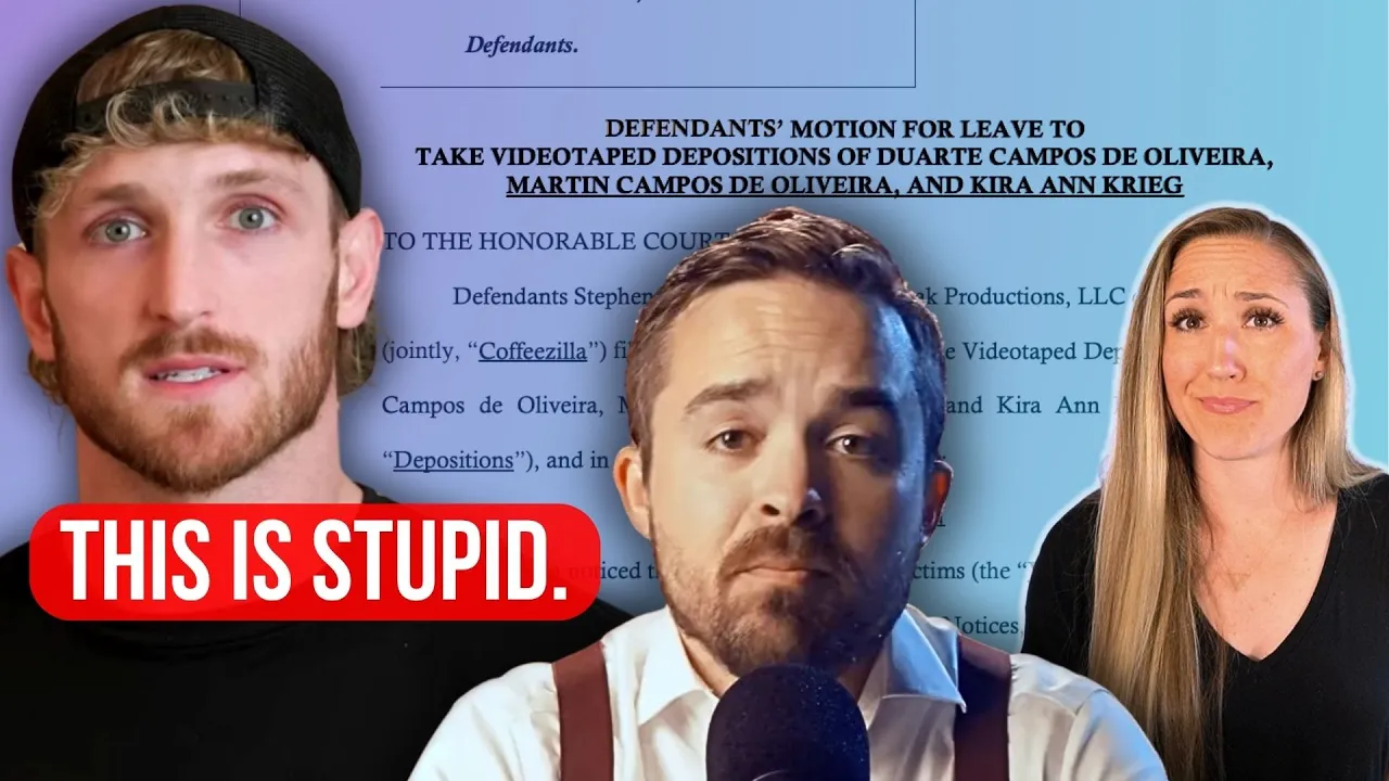 Logan Paul Demands CryptoZoo Investors Spend THOUSANDS to Be Deposed In Person | LAWYER EXPLAINS