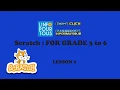 Scratch Lesson 2 for grades 3 to 6